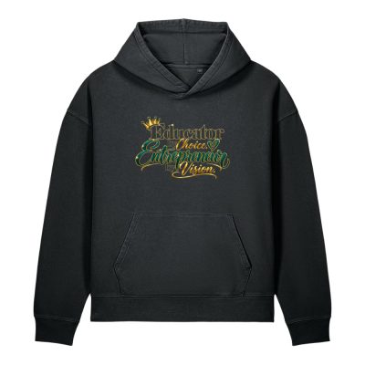 {Educator by Choice - Entrepreneur by Vision} Unisex garment-dyed vintage hoodie