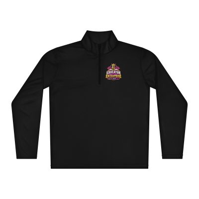 {I Grade Papers & Build Empire} Lightweight quarter-zip pullover