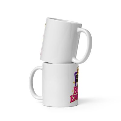 {I Grade Papers & Build Empire} White glossy mug